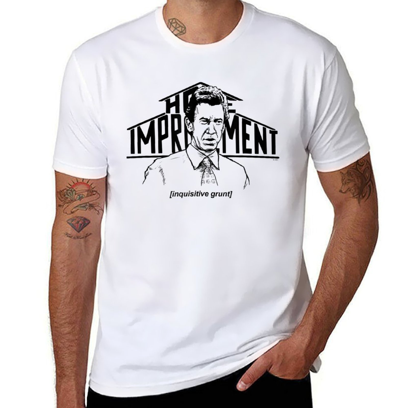 Home Improvement Grunt - Camiseta Home Improvement Inquisitive Grunt, roupa