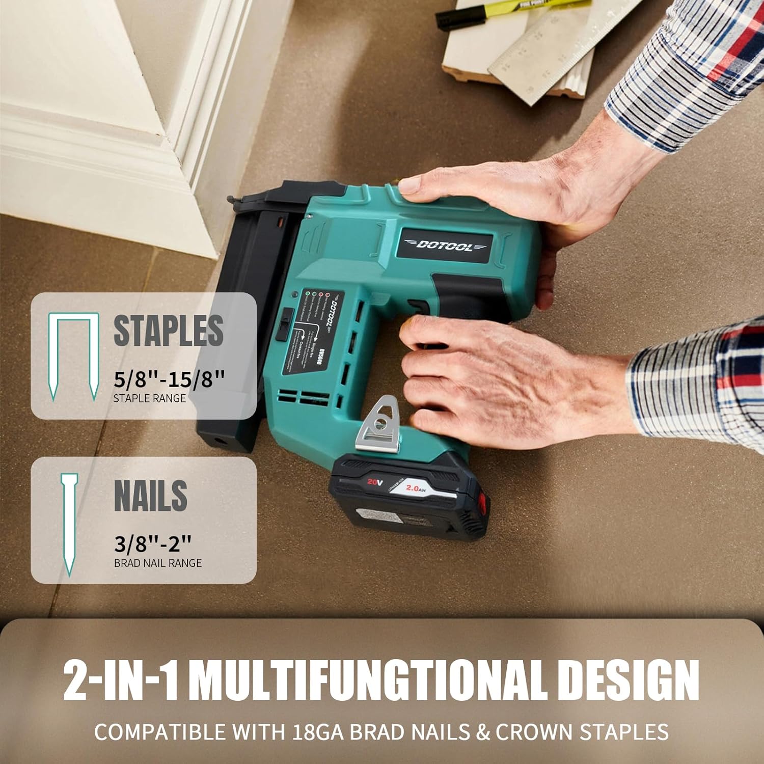Pistola de Pregos Sem Fio a Ba - Home Improvement Brad avaliação e preço