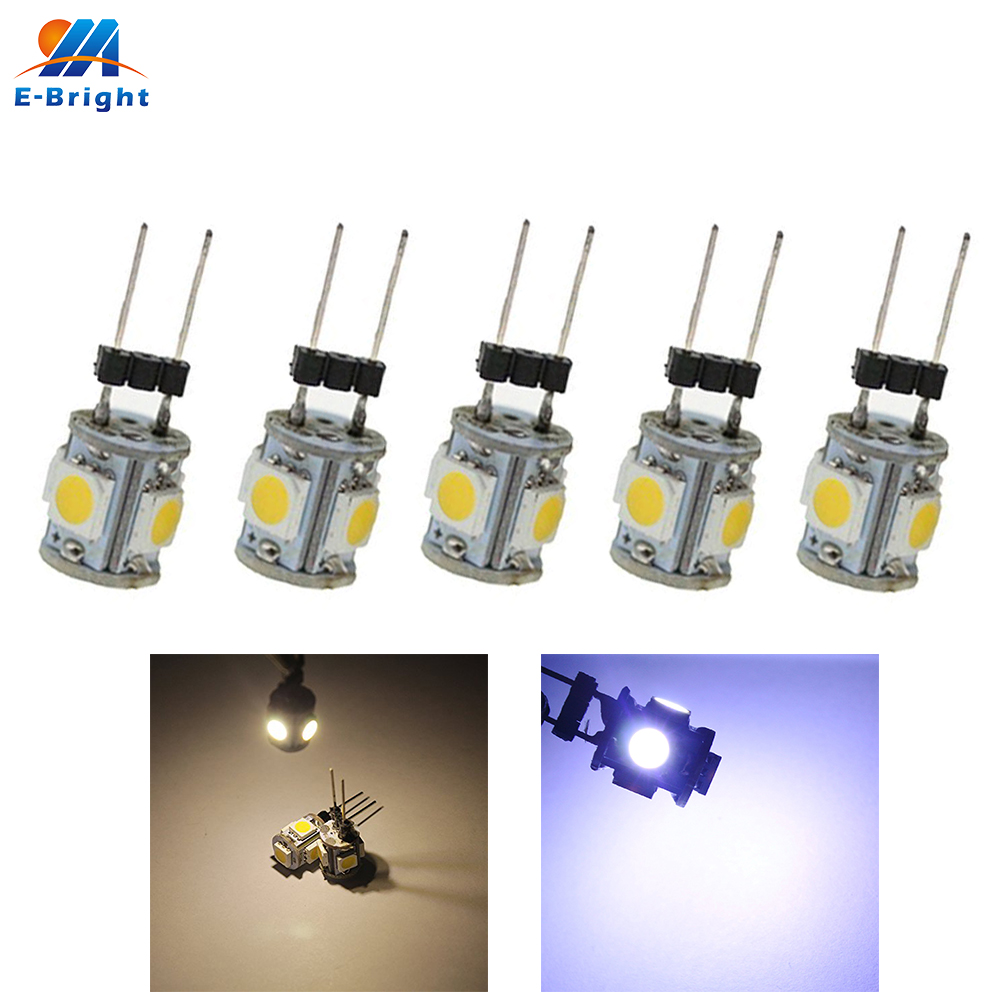10pcs DC12V G4 5050 5 SMD LED  - Home Improvement Cars avaliação e preço