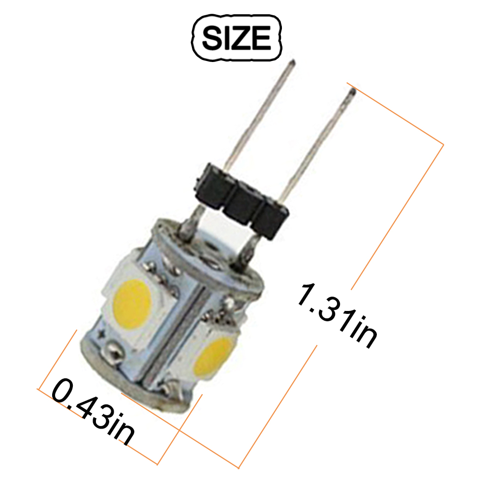 10pcs DC12V G4 5050 5 SMD LED  - Home Improvement Cars avaliação e preço