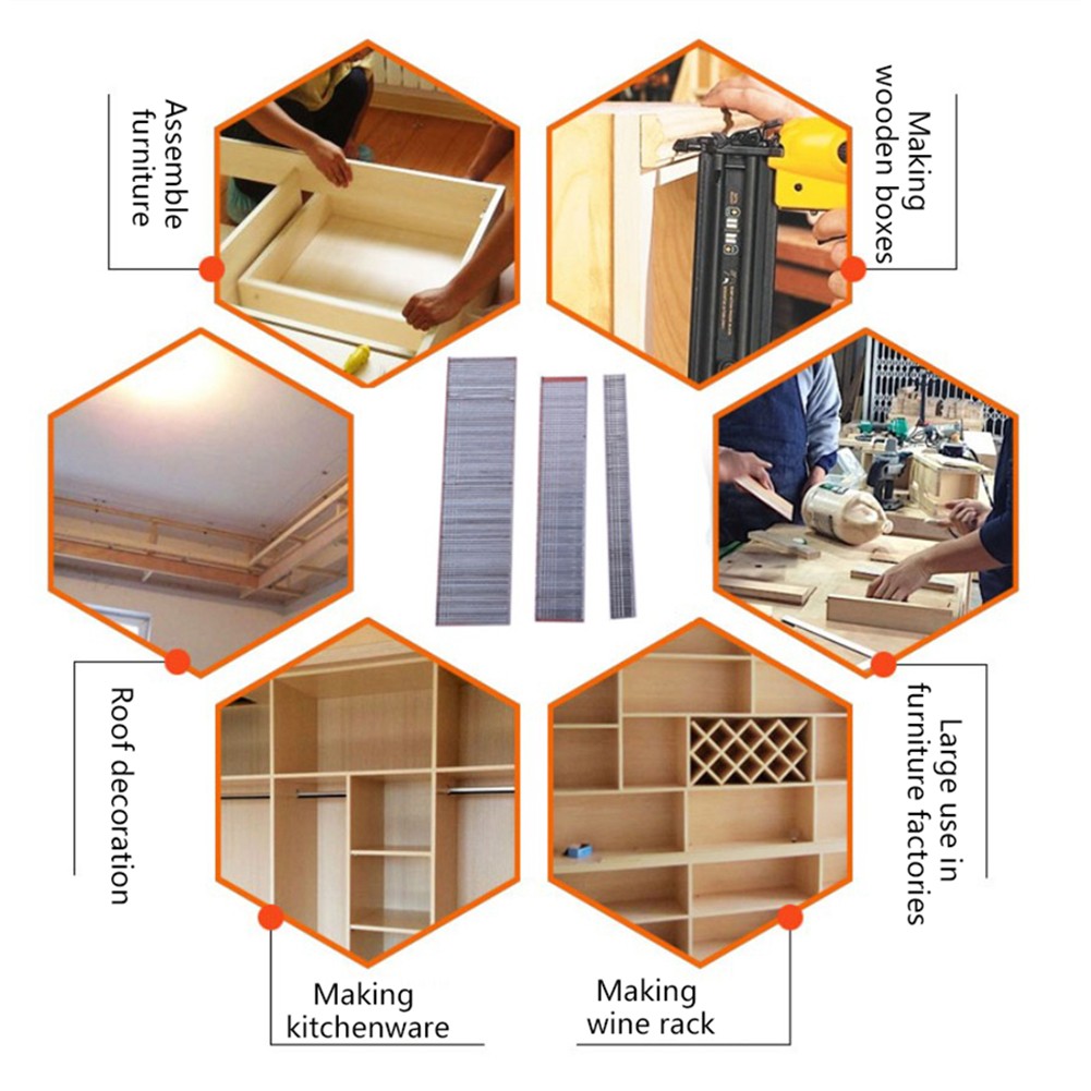 1105 pçs grampos f15/f20/f25/f - Home Improvement Brad avaliação e preço