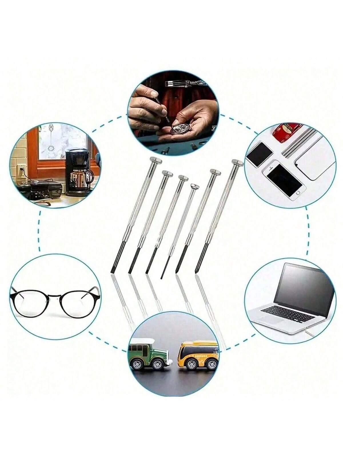 Conjunto de 6 Chaves de Fenda, - Screwdriver Set Precision avaliação e preço